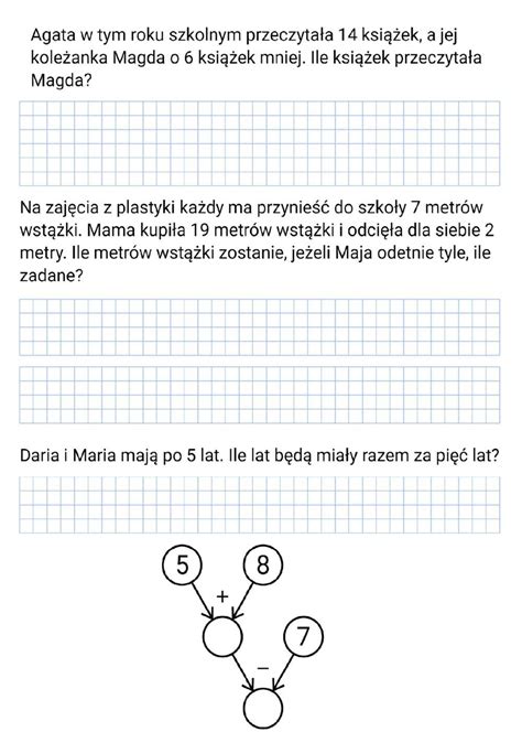 Zadania Tekstowe Klasa 2 Worksheet Artofit
