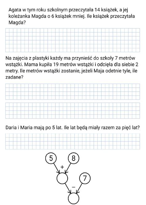 Zadania Tekstowe Klasa Worksheet Artofit