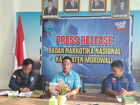 BNNK Morowali Ungkap Kasus Penyalahgunaan Narkotika Sejak Tahun 2023