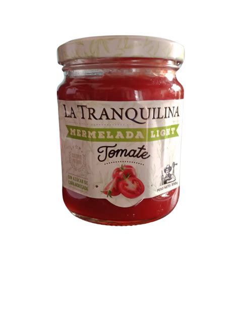 MERMELADA DE TOMATE LA TRANQUILINA LIGHT SIN AZUCAR AGREGADA X 330 GR