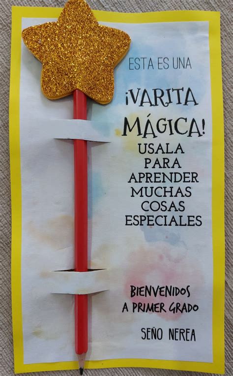 Varita M Gica Regalos Preescolares Manualidades Escolares Manualidades