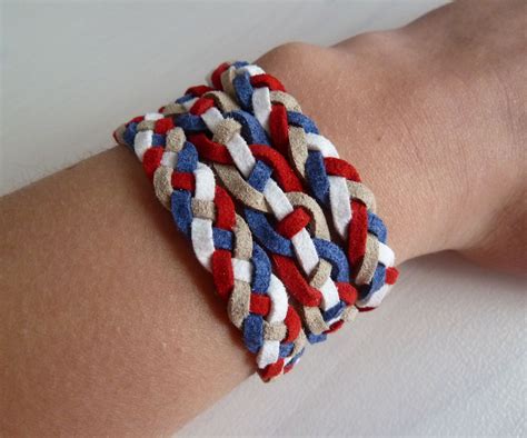 Four Strands Braided Bracelets 8 Steps With Pictures Instructables