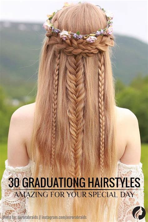 36 Amazing Graduation Hairstyles For Your Special Day Cool Braid