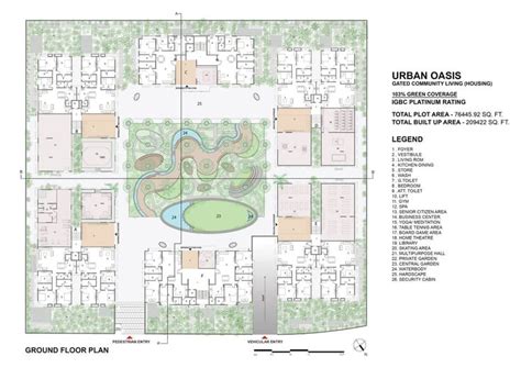 Urban Oasis Gated Community Living Housing In Ahmedabad India By