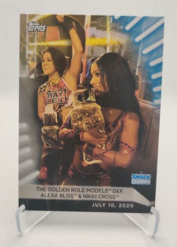 Topps Wwe Women S Division Bayley Sasha Banks Def Alexa