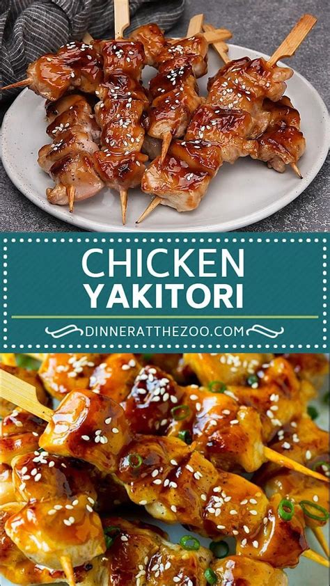 This Yakitori Recipe Is Bite Sized Pieces Of Chicken That Are Grilled