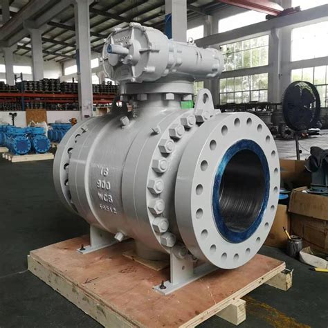 China Casting Trunnion Mounted Ball Valve Suppliers Manufacturers