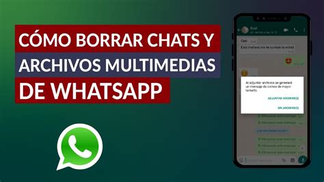 Como Borrar Conversaciones Chats De WhatsApp Junto A Sus Archivos