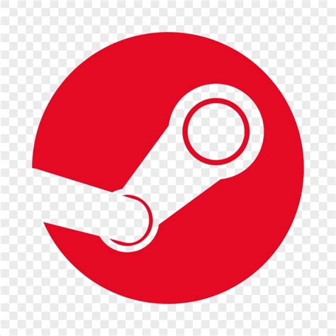 Steam Red Circle Icon Download PNG | Citypng