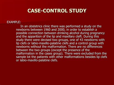 PPT - CASE-CONTROL STUDY PowerPoint Presentation, free download - ID ...