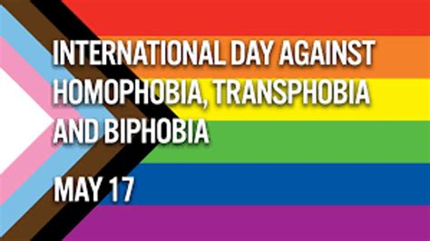 International Day Against Homophobia Transphobia And Biphobia 2023