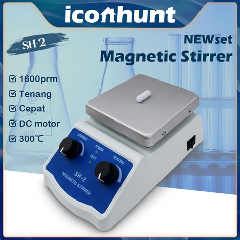 Jual Hot Plate Magnetic Stirrer SH 2 Magnet Stirer Pemutar Lab Hotplate