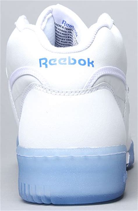 Reebok The Workout Mid Ice Sneaker In White Blue In White For Men Ice