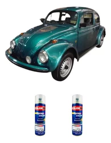 Tinta Spray Automotiva Verde Nice Vw Verniz 300ml Parcelamento Sem