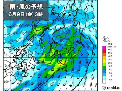 関東甲信 梅雨入り直後 あす朝にかけて激しい雨 週明けは台風3号の間接的な影響も（2023年6月8日）｜biglobeニュース