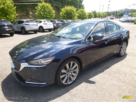 Deep Crystal Blue Mica 2018 Mazda Mazda6 Signature Exterior Photo