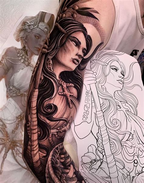 Athena Goddess Tattoo