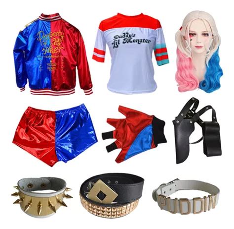 Disfraz De Harley Quinn De Suicide Squad Piezas Accesori Cuotas