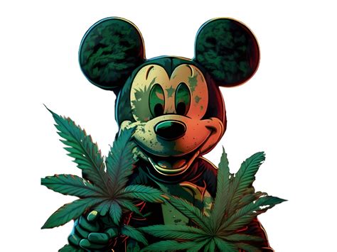 Mickey Weed PNG DTG Printing Instant Download T-shirt Sublimation ...