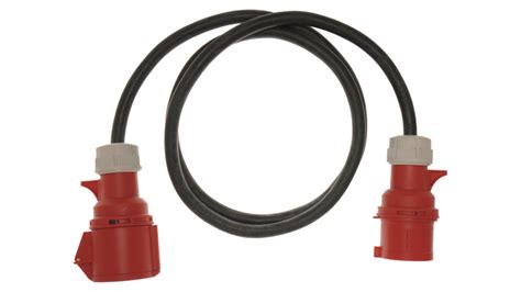 Metrel Doo A 1376 3 Phase Adapter 16 A Male 16 A Female 5 Pin 2 M