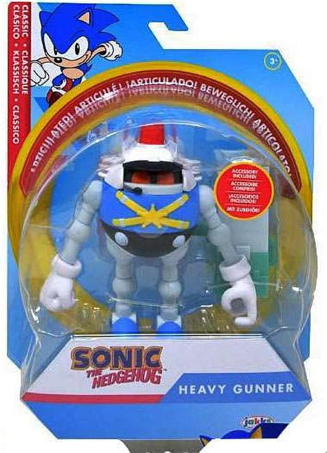 Sonic The Hedgehog Heavy Gunner Action Figure Classic Walmart