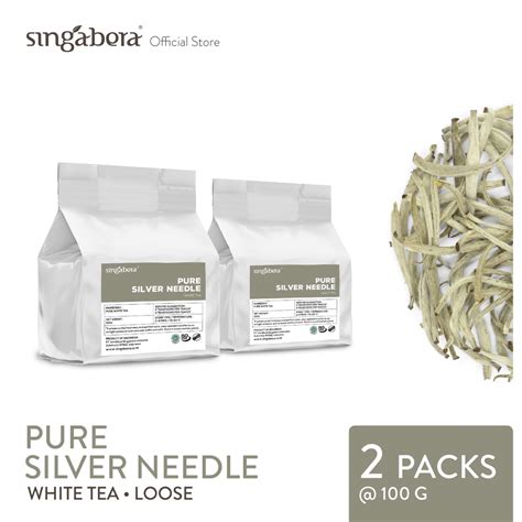 Jual Singabera Pure Silver Needle White Tea Teh Putih 2 Packs