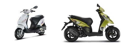 Motorrad Vergleich Piaggio Zip 50 2t 2012 Vs Piaggio Tph 50 2020