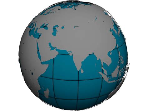 Globe 3D Model - 3DCADBrowser