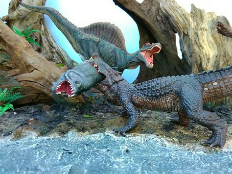 Dinosaur Diorama By Paleo Paul Featuring Papo S Kaprosuchus And