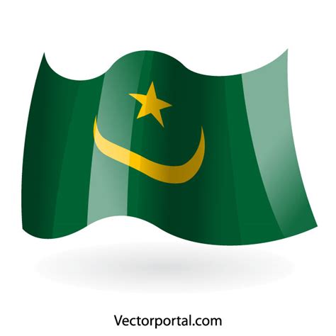 Flag of Islamic Republic of Mauritania.ai Royalty Free Stock SVG Vector ...