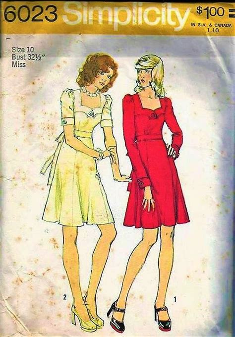 Vintage 1973 Unused Simplicity Pattern Size 12