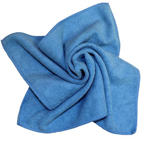 16 X 16 Blue Microfiber Towel 10 Pkg 10pkg Case Checkers Cleaning Supply