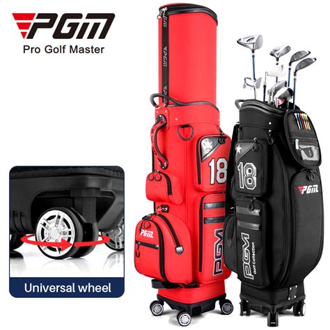 Pgm Qb097 Whosale Golf Bag Waterproof Custom Logo Nylon Golf Bag With Wheels 企业官网