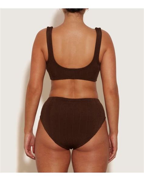 Hunza G Patricia Nile Bikini In Brown Lyst