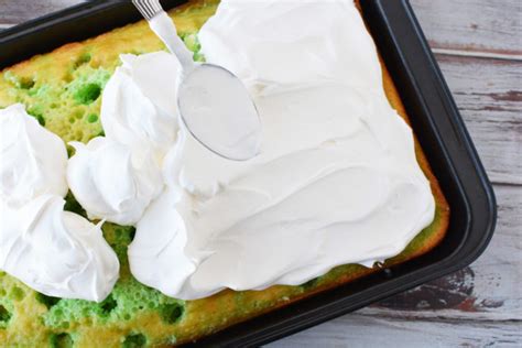 Lime Poke Cake Recipe For St Patrick S Day The Rebel Chick