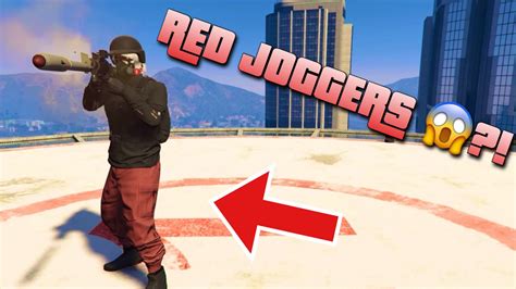 How To Get Red Joggers On GTA 5 Online YouTube