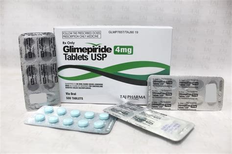 Glimepiride Tablets Usp 4mg Taj Pharma Taj Generics Pharmaceuticals