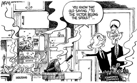 Cartoon Victory Goes The Spoiles 600×368 Political Cartoons