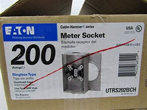 Eaton Cutler Hammer Amps Ringless Overhead Underground Meter Socket