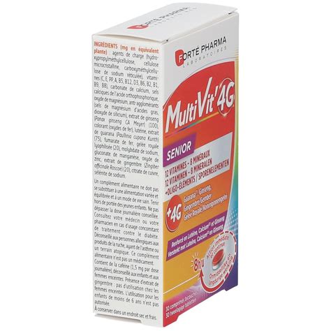 Forte Pharma Multivit G S Nior Pc S Redcare Pharmacie