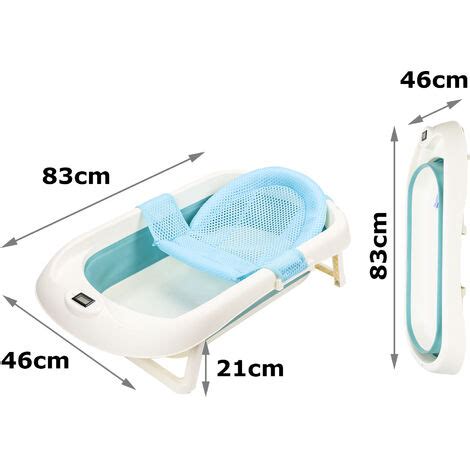 Hengda Baignoire Pliable Pour B B Avec Bouchon De Vidange