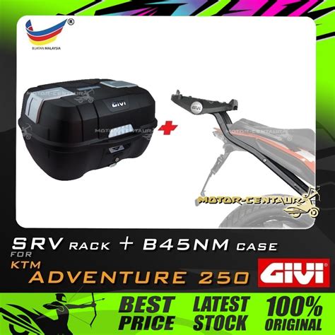 Set Kombo Kotak Box Givi B Nm Top Case Givi Ktm Adventure Srv