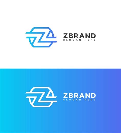 El Logotipo De La Letra Z Vector Premium