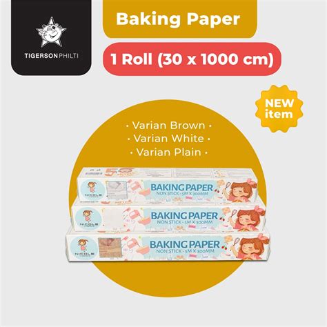 Jual Baking Paper Kertas Baking Kerts Roti Anti Lengket 30X1000 Cm