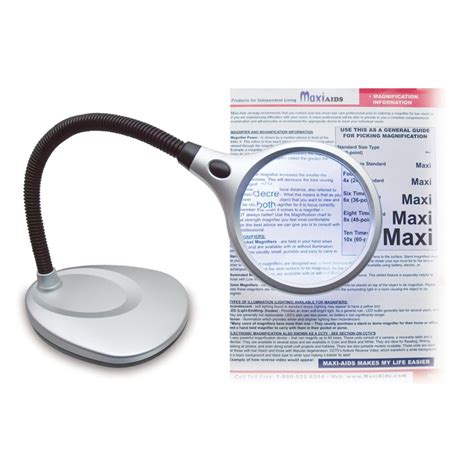 Ultraoptix Desktop Led Lighted Magnifier