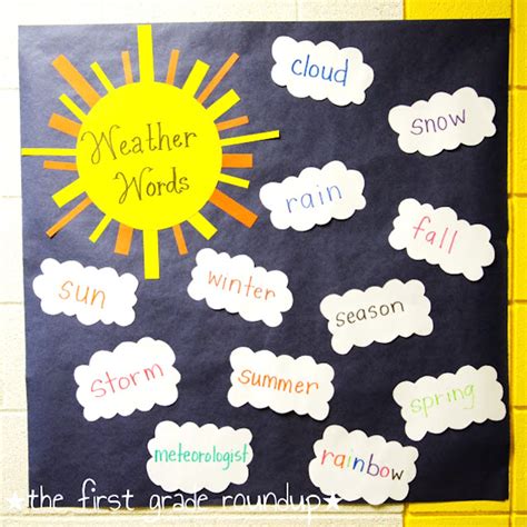 Weather Anchor Chart Roundup Firstgraderoundup