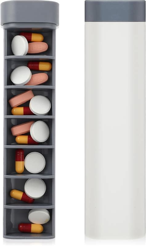 Amazon WLLHYF Weekly Pill Organizer 7 Day Travel Pill Box