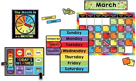 Amazon Carson Dellosa Celebrate Learning Calendar Bulletin Board