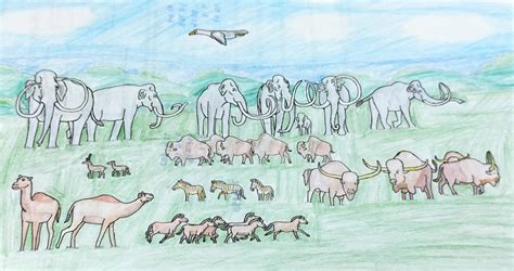 Ice Age Pleistocene North America Megafauna By Torm28 On Deviantart