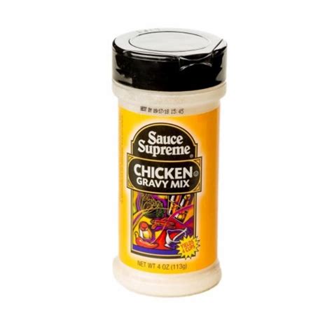 Spice Supreme 2359128 4 Oz Chicken Gravy Mix Case Of 12 1 Kroger